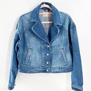 Free People Denim Trucker Jacket